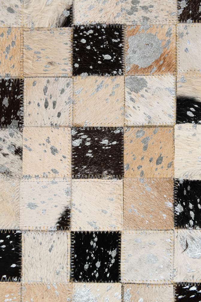 5' x 7' 11 Cowhide - Patchwork Rug