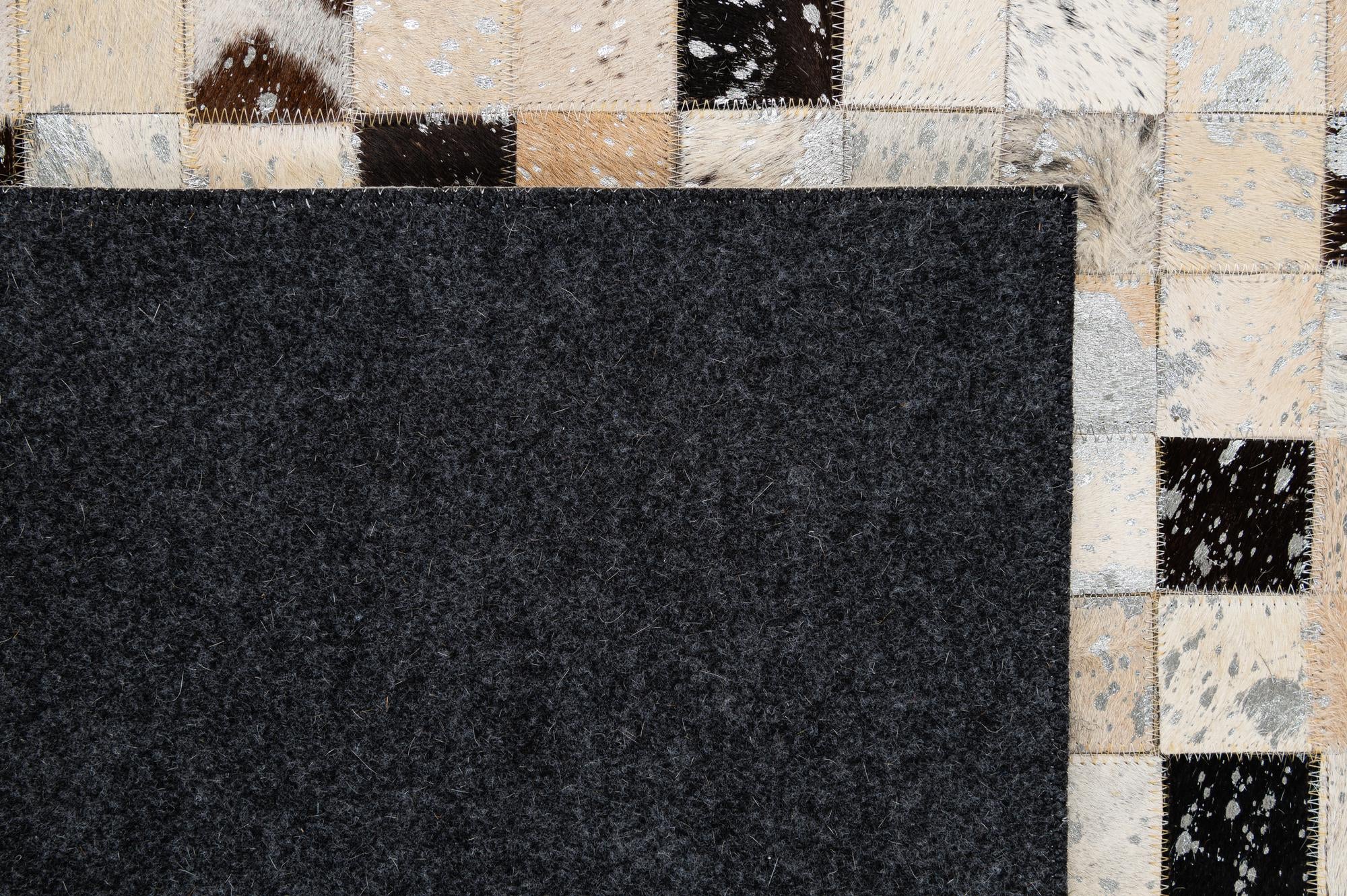 5' x 7' 11 Cowhide - Patchwork Rug