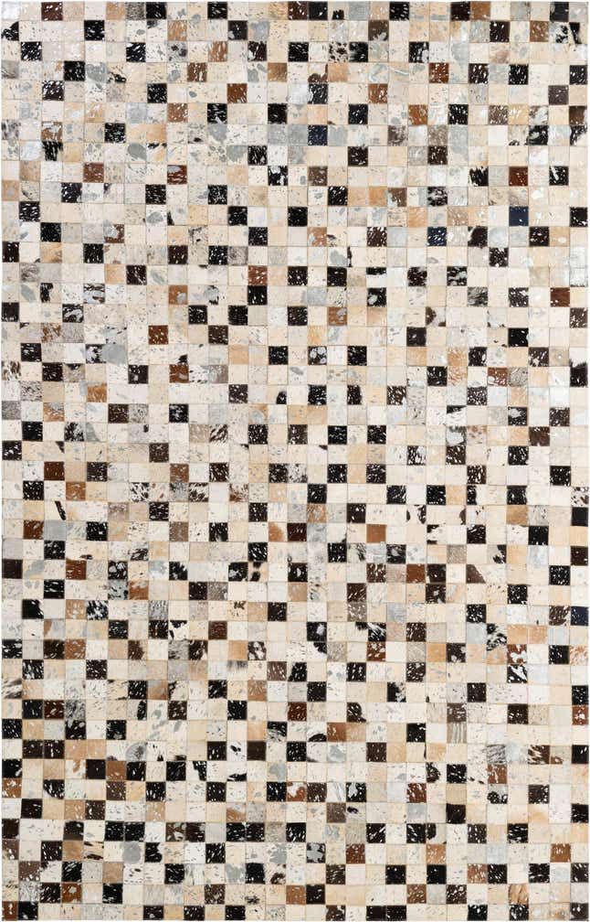 5' x 7' 11 Cowhide - Patchwork Rug