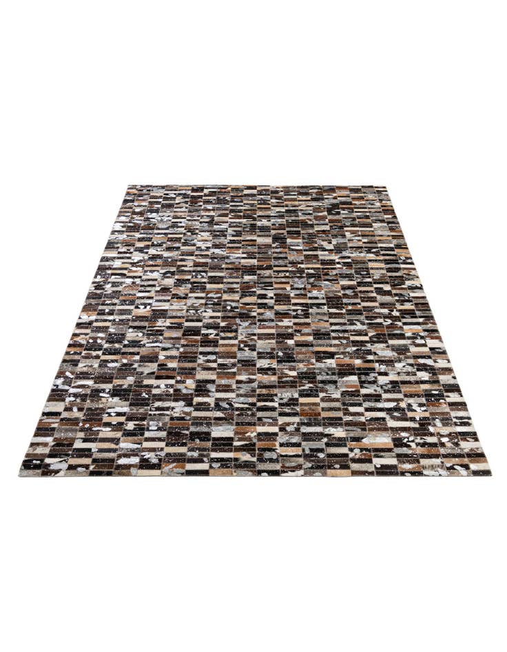 Detail image of 5' 2 x 7' 11 Cowhide - Patchwork Rug