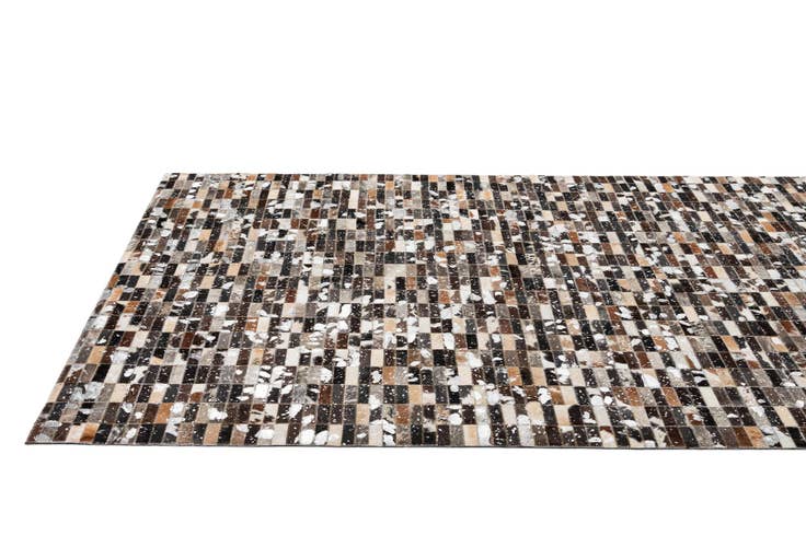 Detail image of 5' 2 x 7' 11 Cowhide - Patchwork Rug