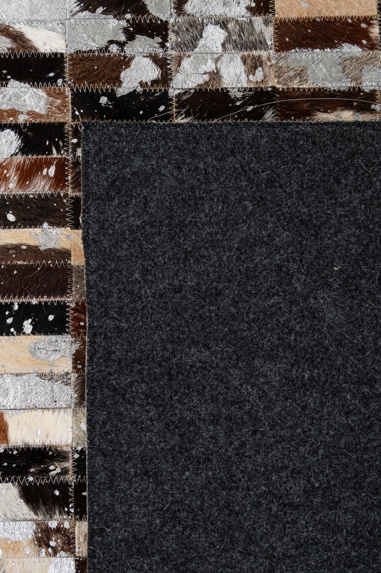 5' 2 x 7' 11 Cowhide - Patchwork Rug