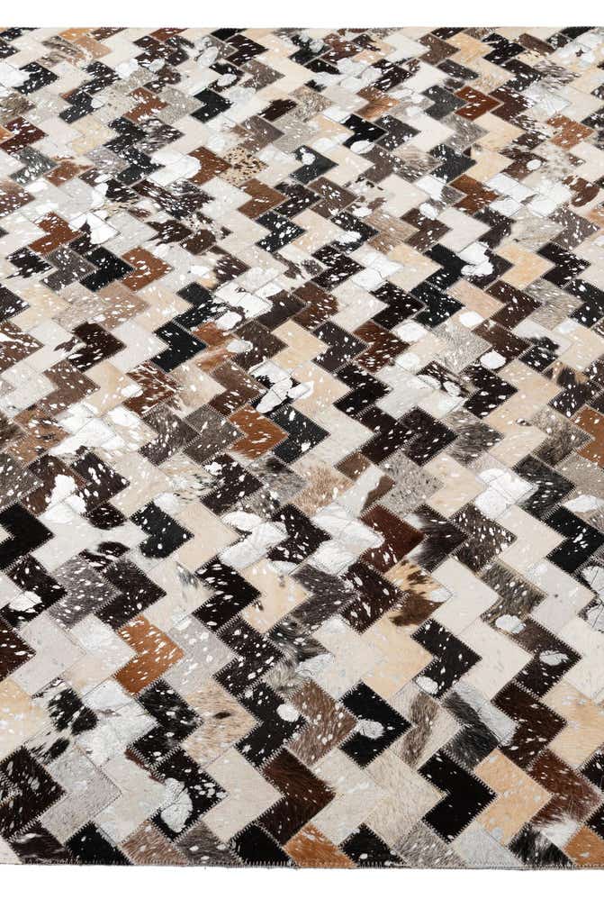 5' x 7' 11 Cowhide - Patchwork Rug
