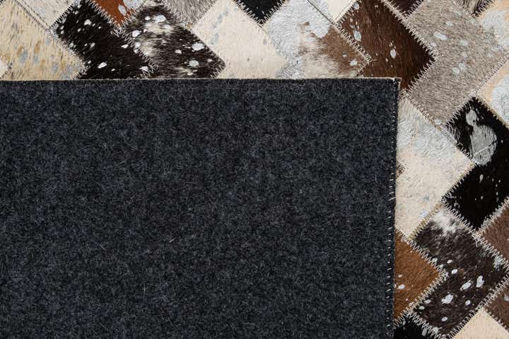 5' x 7' 11 Cowhide - Patchwork Rug
