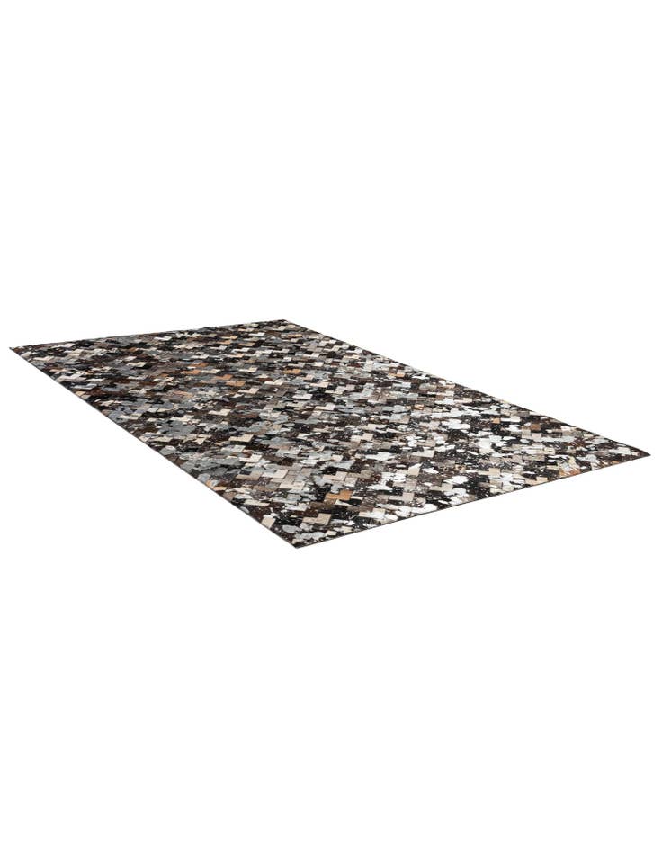 Detail image of 5' x 7' 11 Cowhide - Patchwork Rug