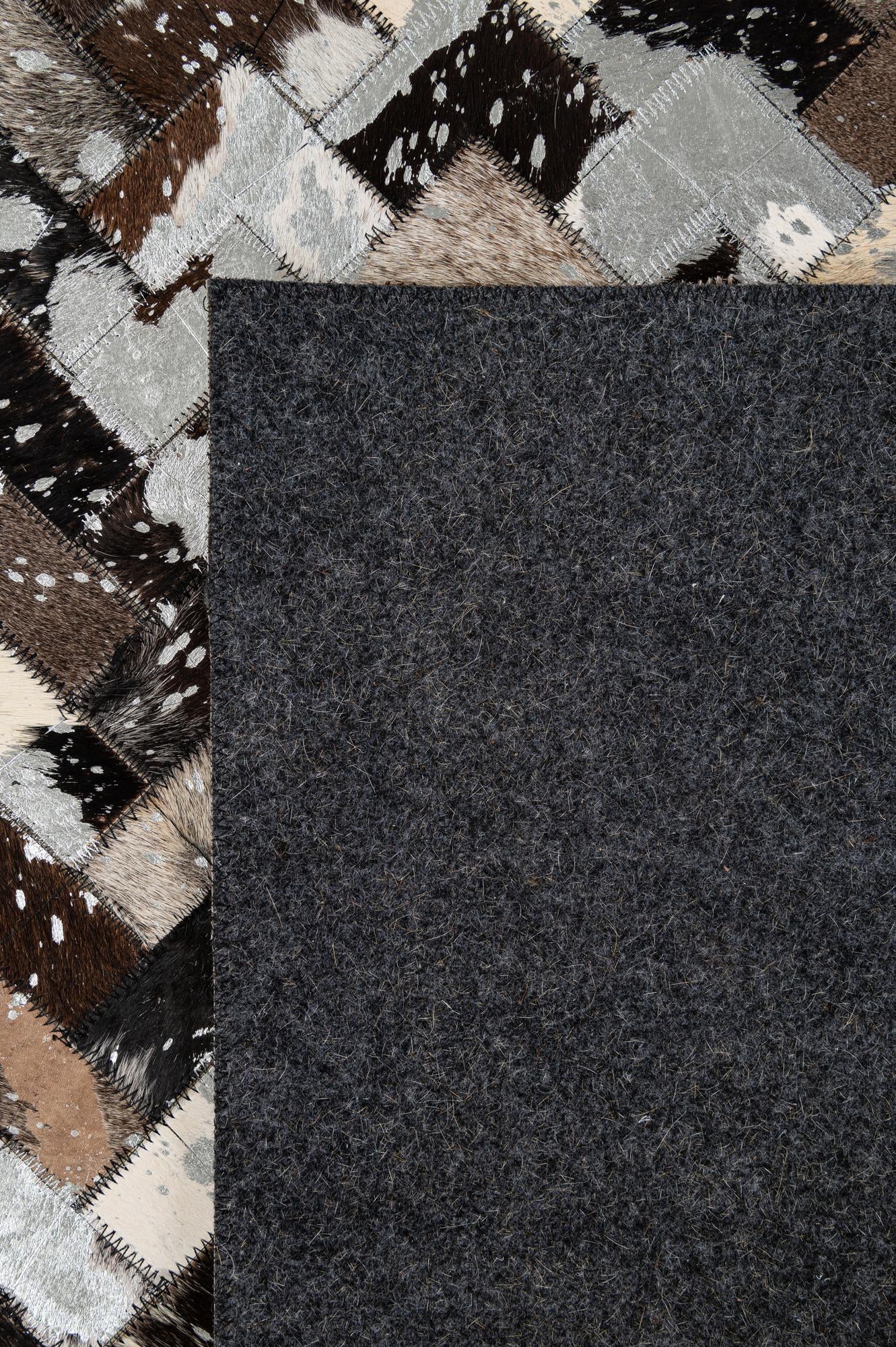 5' x 7' 11 Cowhide - Patchwork Rug
