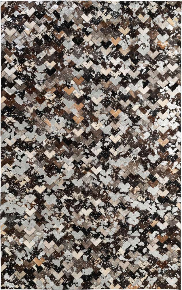 5' x 7' 11 Cowhide - Patchwork Rug