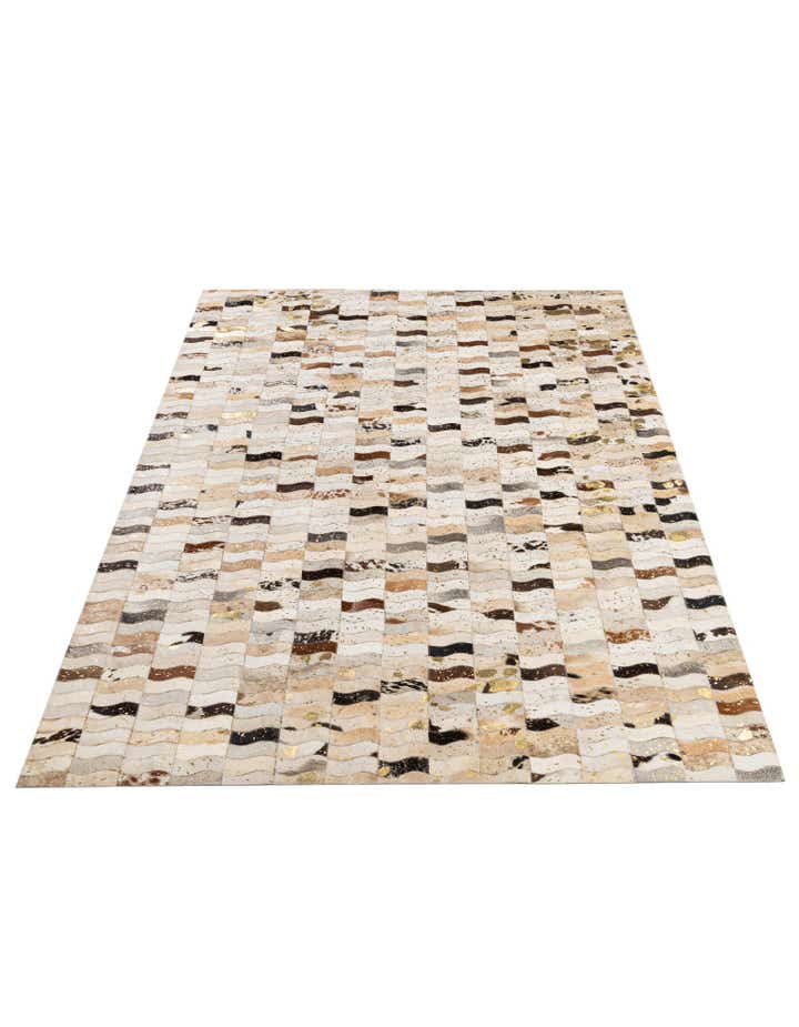 5' 1 x 7' 11 Cowhide - Patchwork Rug