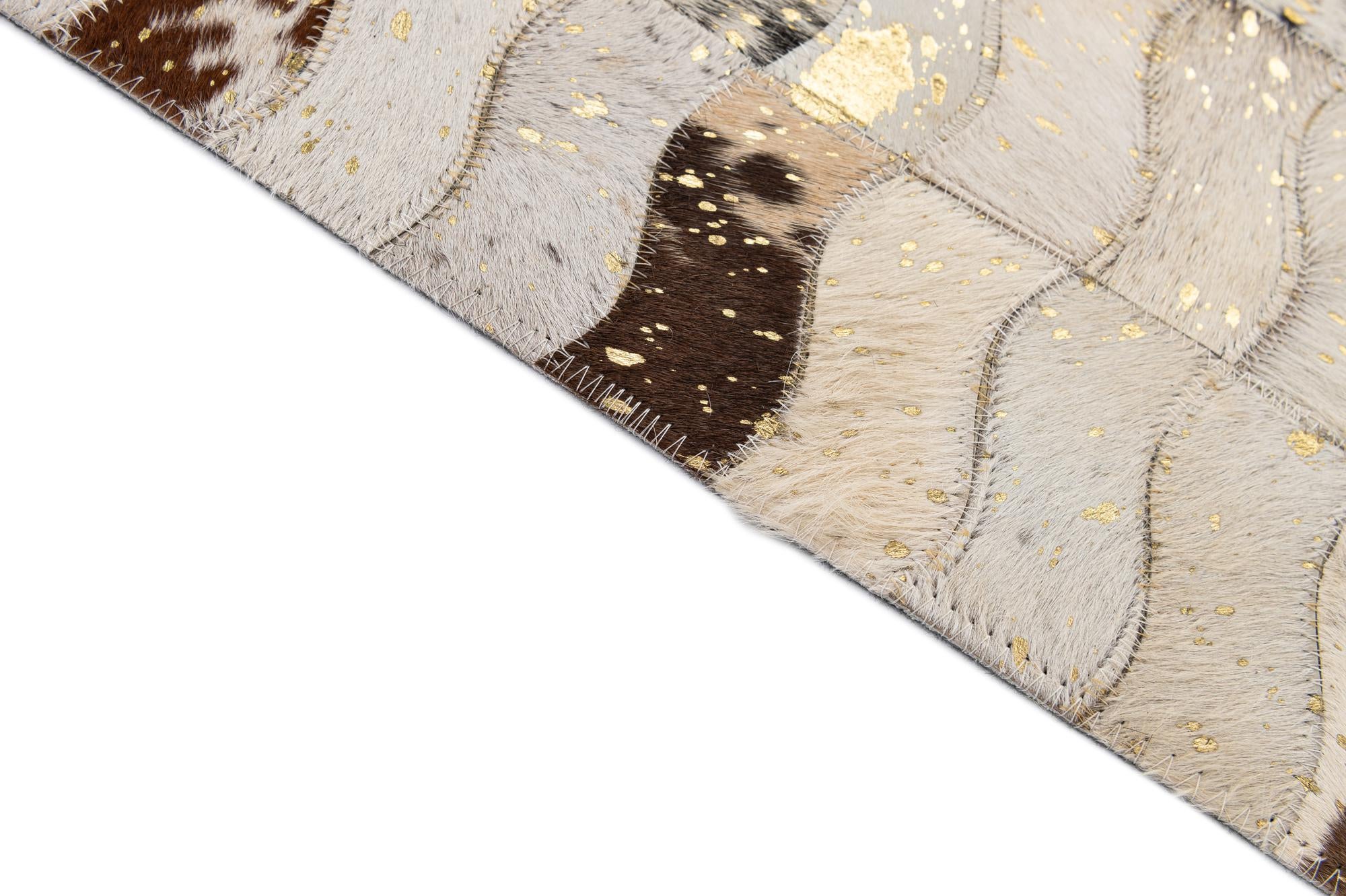 5' 1 x 7' 11 Cowhide - Patchwork Rug