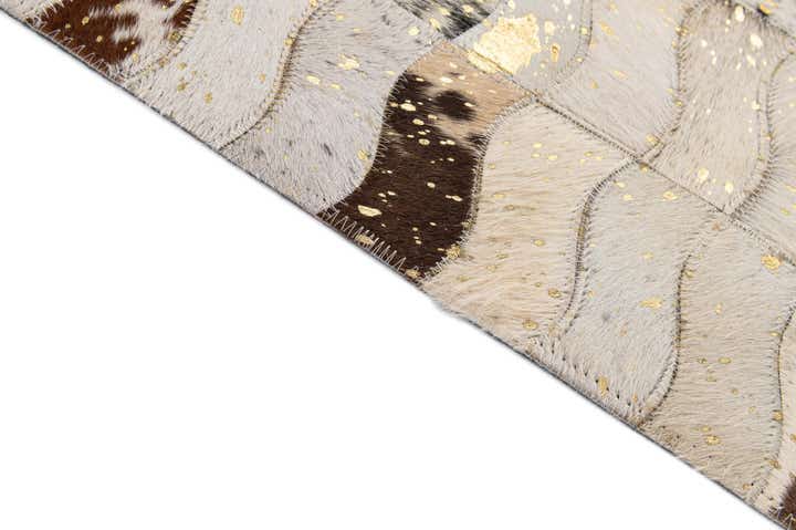 5' 1 x 7' 11 Cowhide - Patchwork Rug