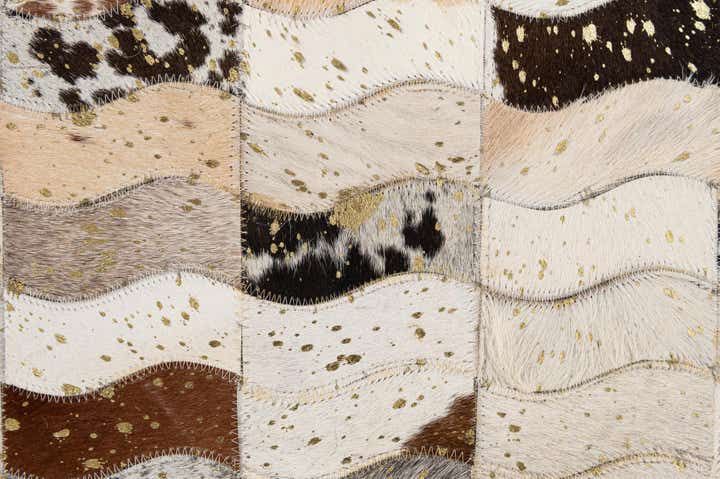 5' 1 x 7' 11 Cowhide - Patchwork Rug