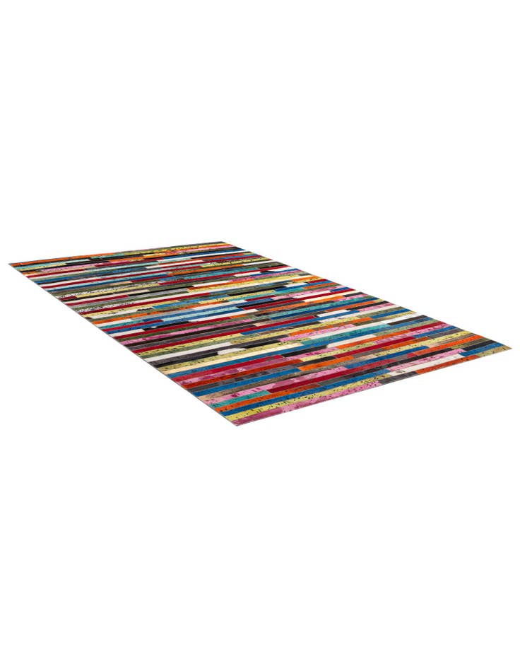 Detail image of 5' 1 x 8' 2 Cowhide - Patchwork Rug