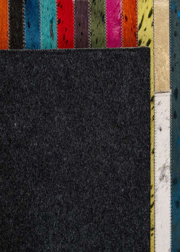 5' 1 x 8' 2 Cowhide - Patchwork Rug