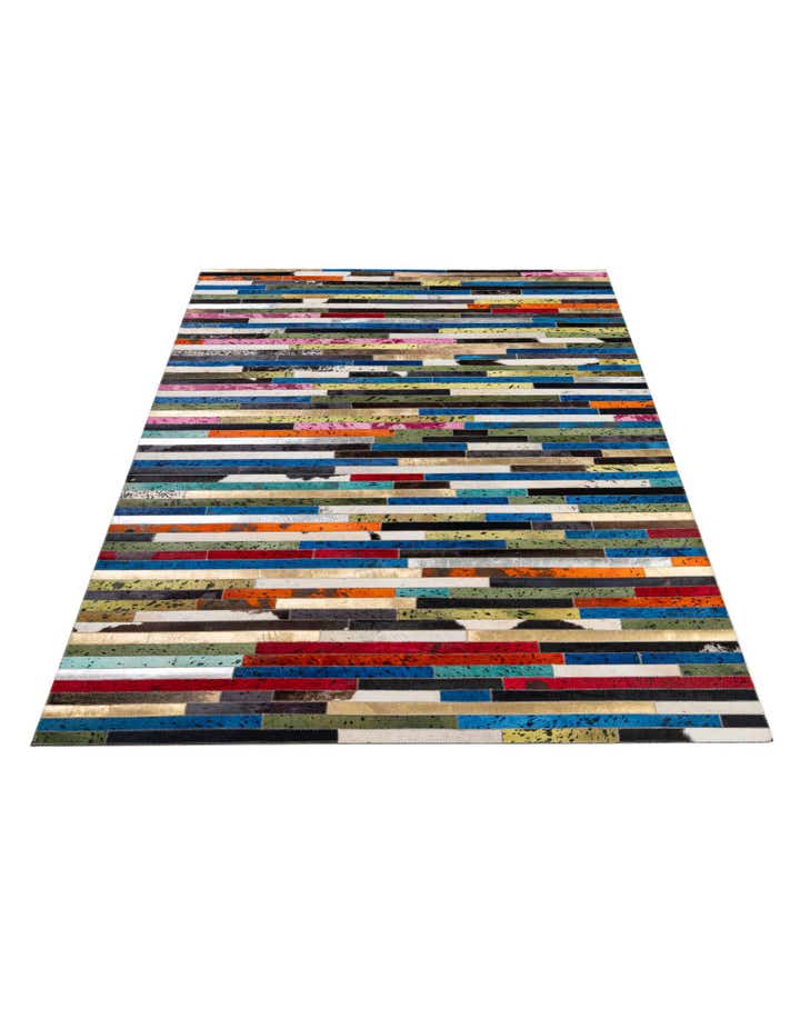 5' 1 x 7' 11 Cowhide - Patchwork Rug