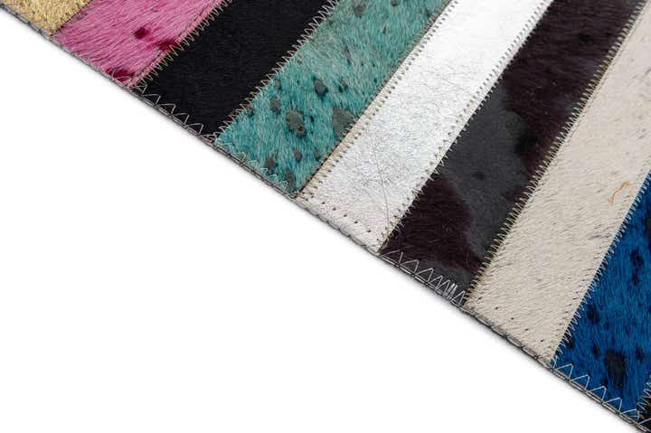 5' 1 x 7' 11 Cowhide - Patchwork Rug