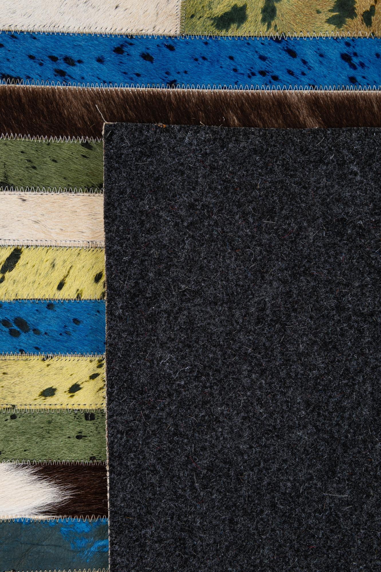5' 1 x 7' 11 Cowhide - Patchwork Rug