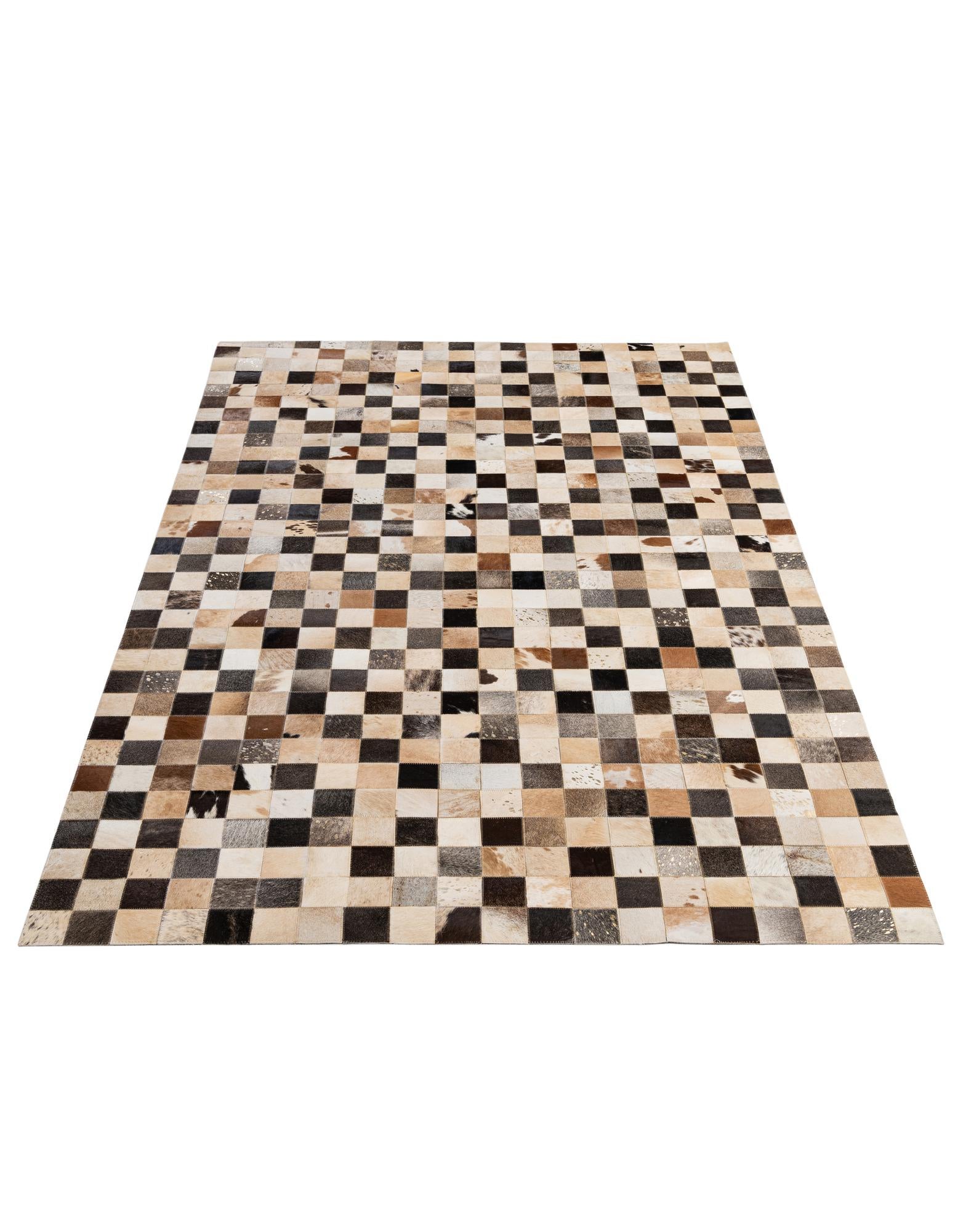 5' 1 x 8' Cowhide - Patchwork Rug