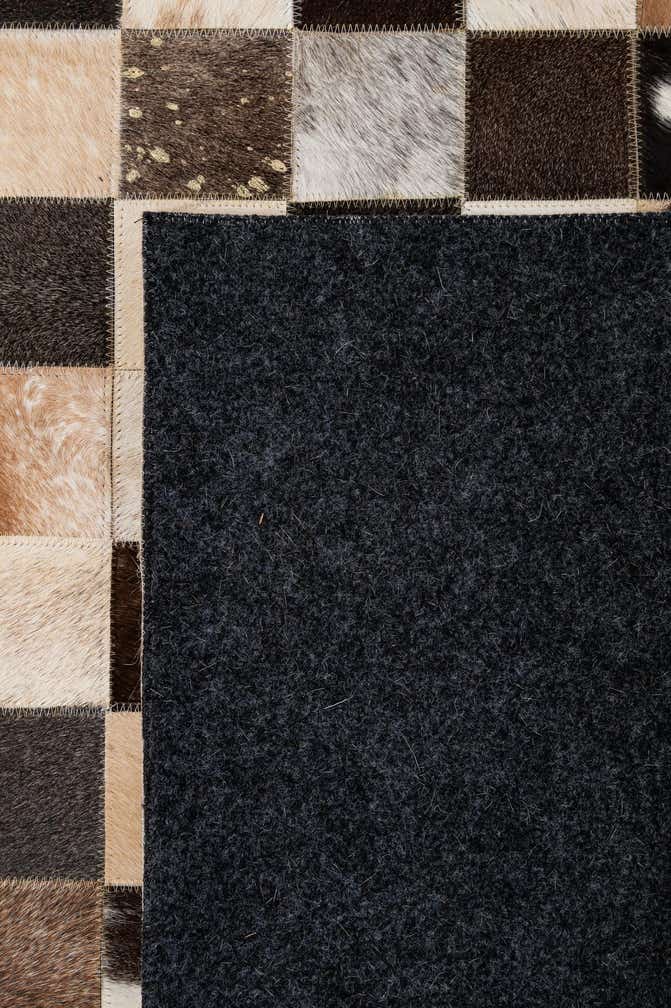 5' 1 x 8' Cowhide - Patchwork Rug