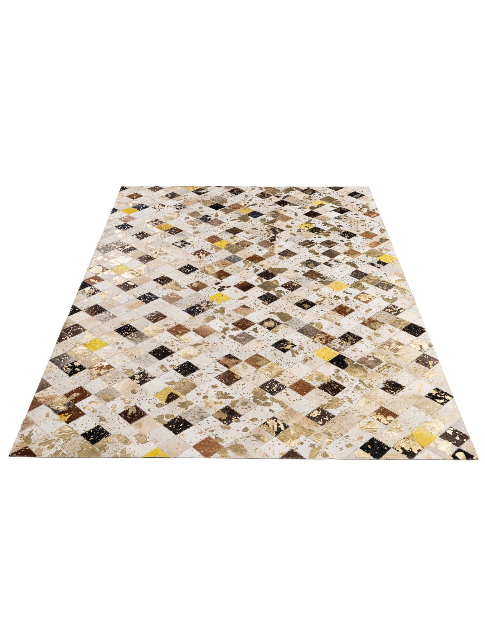 5' 1 x 7' 9 Cowhide - Patchwork Rug