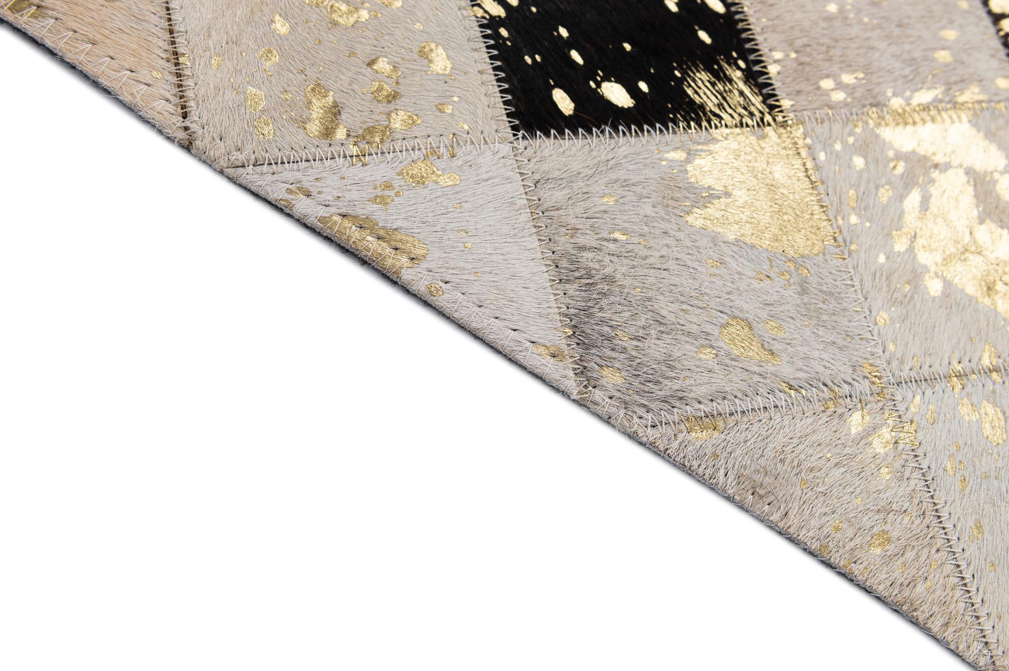 5' 1 x 7' 9 Cowhide - Patchwork Rug