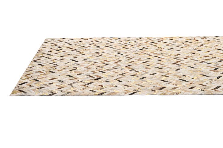 Detail image of 5' 2 x 8' Cowhide - Patchwork Rug