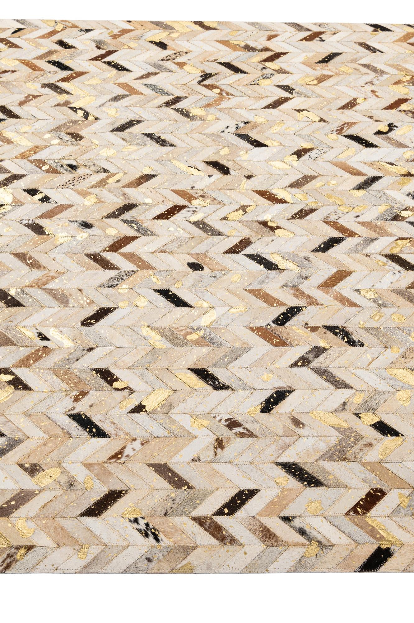 5' 2 x 8' Cowhide - Patchwork Rug