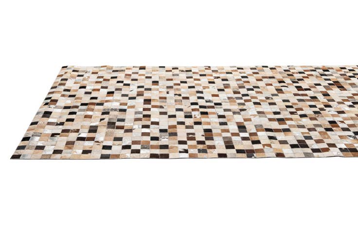 Detail image of 5' 1 x 7' 11 Cowhide - Patchwork Rug