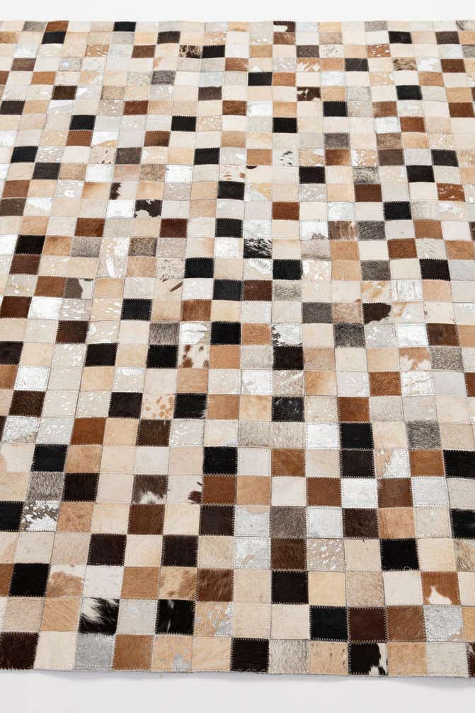 5' 1 x 7' 11 Cowhide - Patchwork Rug