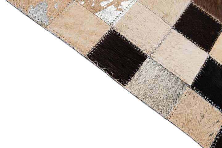 5' 1 x 7' 11 Cowhide - Patchwork Rug