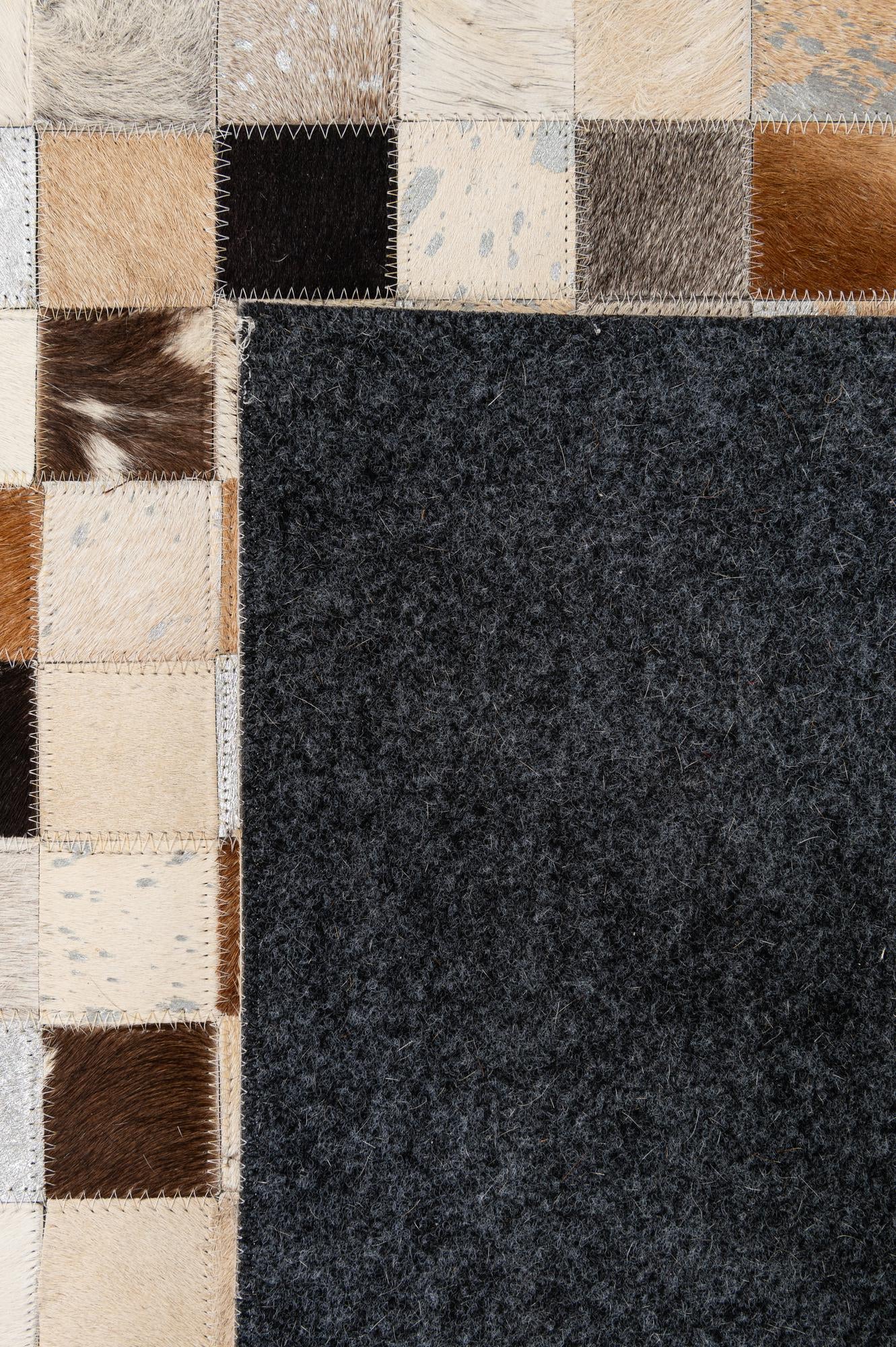 5' 1 x 7' 11 Cowhide - Patchwork Rug