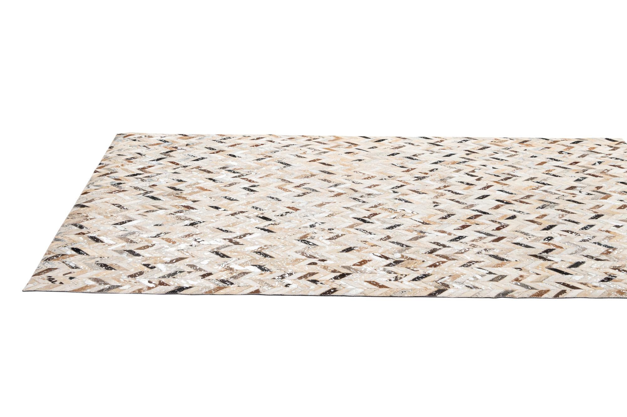 5' 2 x 8' Cowhide - Patchwork Rug