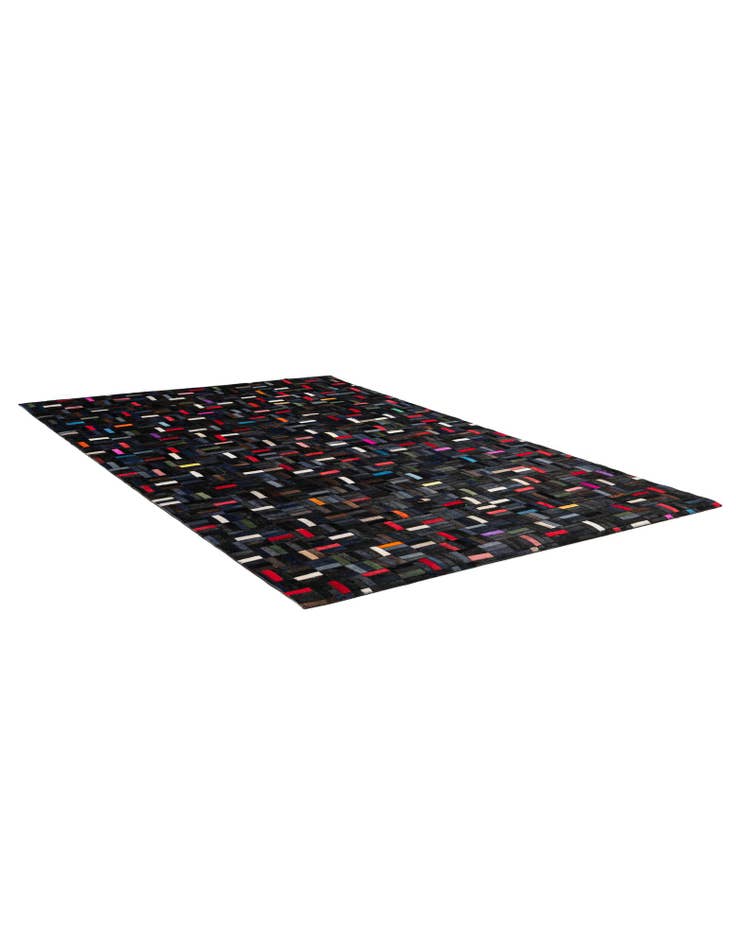 Detail image of 5' 1 x 7' 11 Cowhide - Patchwork Rug