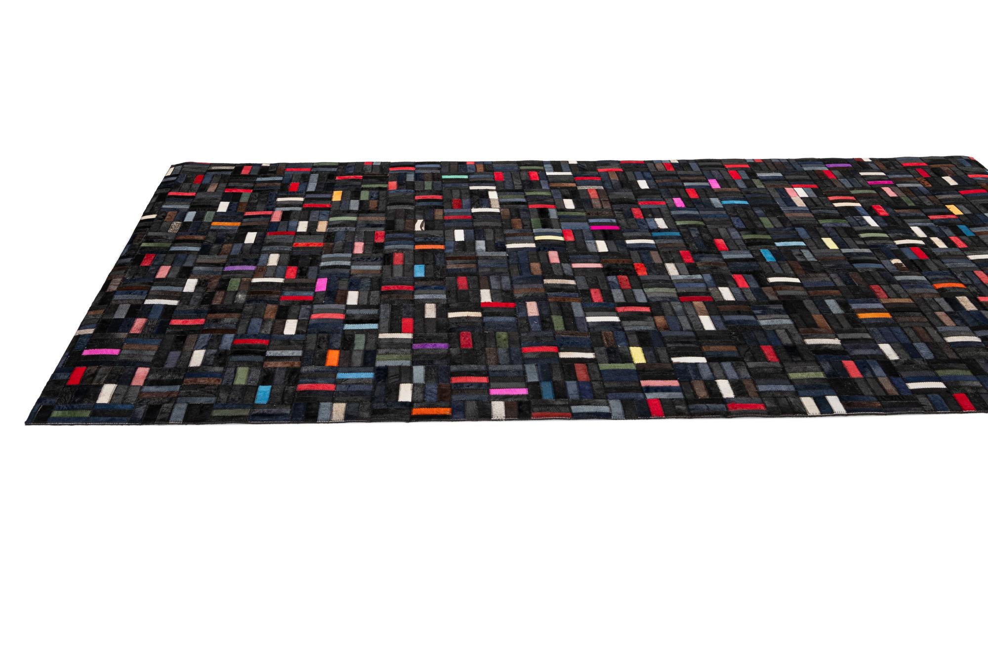 5' 1 x 7' 11 Cowhide - Patchwork Rug