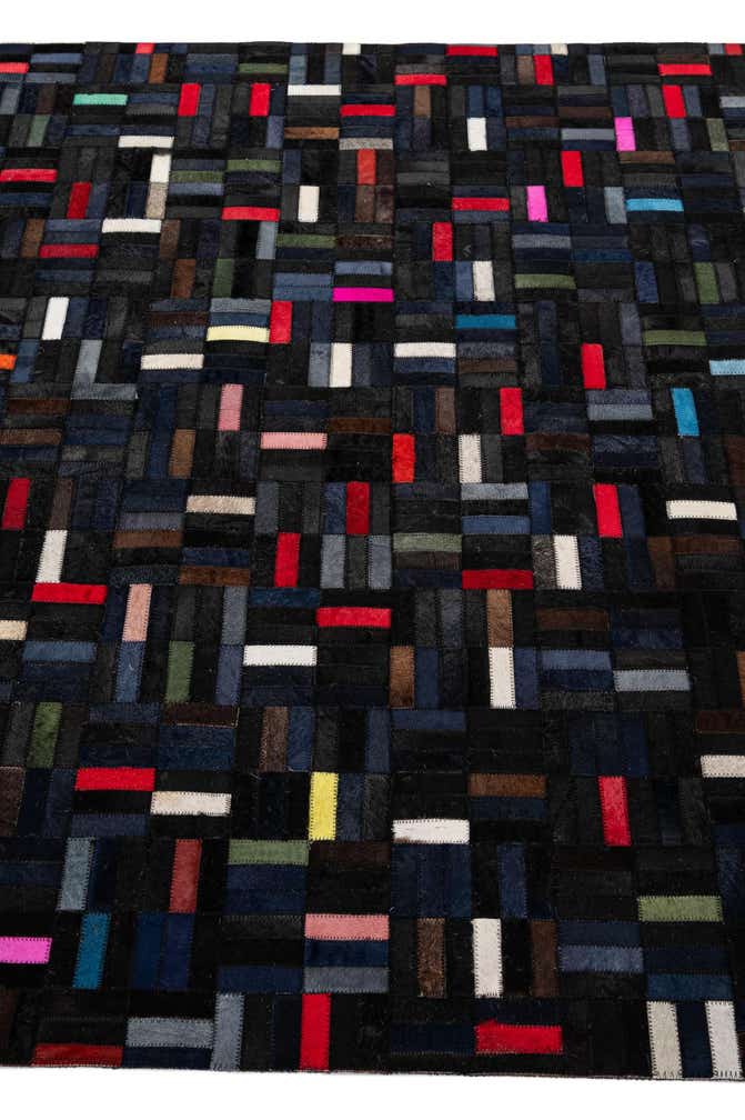 5' 1 x 7' 11 Cowhide - Patchwork Rug