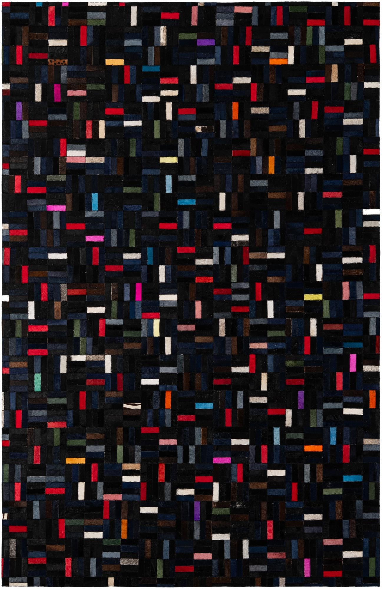 5' 1 x 7' 11 Cowhide - Patchwork Rug