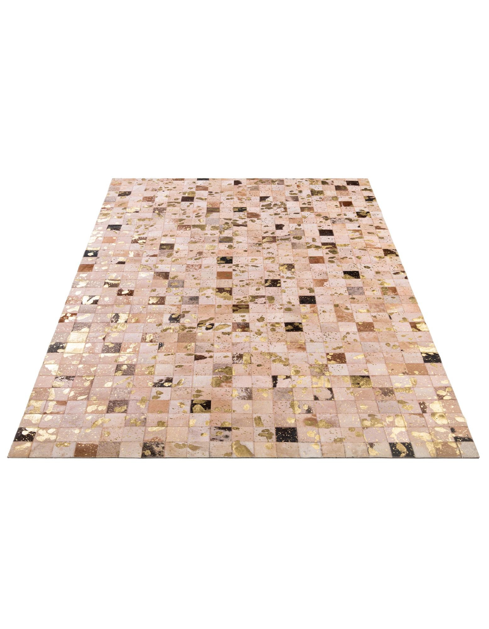 5' 3 x 8' Cowhide - Patchwork Rug