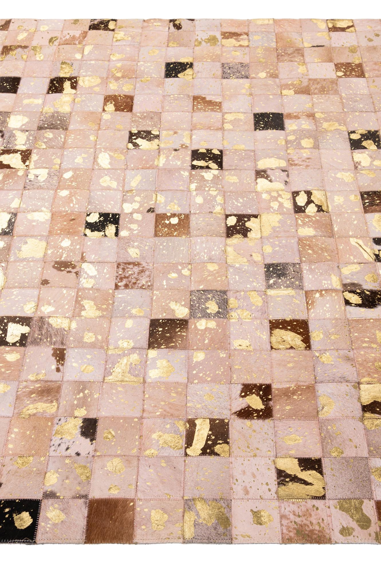 5' 3 x 8' Cowhide - Patchwork Rug