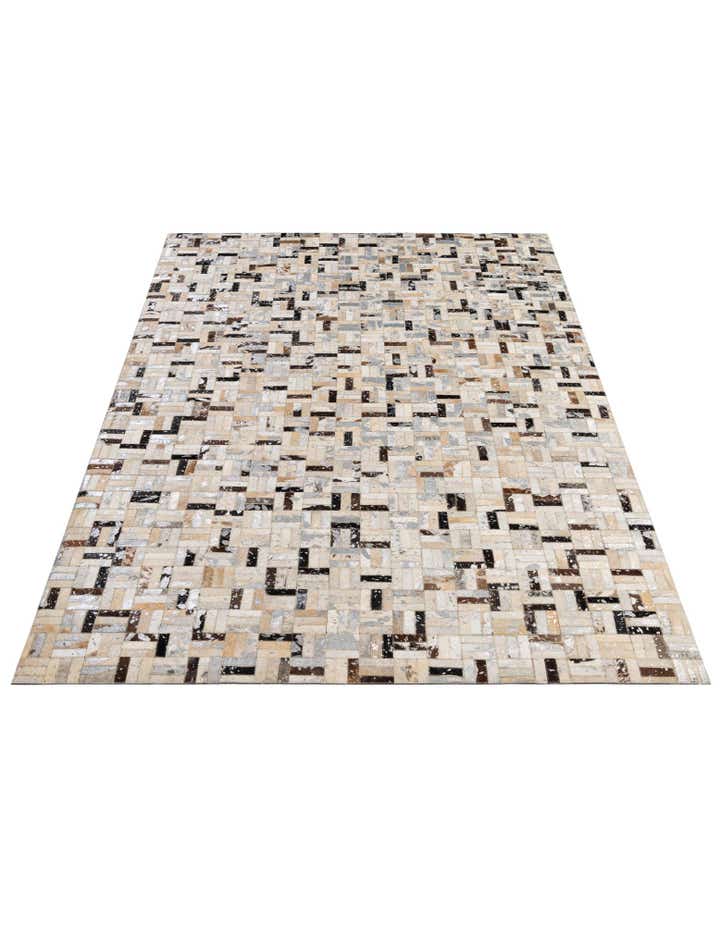 5' x 7' 11 Cowhide - Patchwork Rug