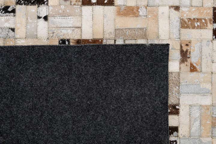 5' x 7' 11 Cowhide - Patchwork Rug