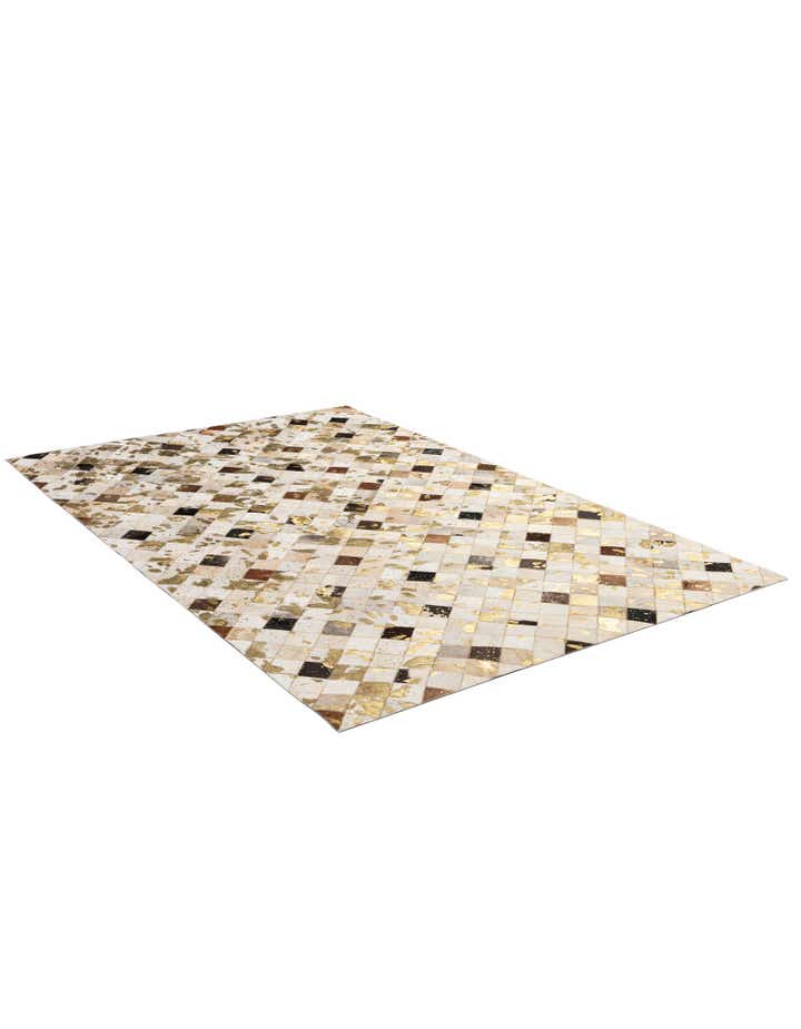 5' x 7' 10 Cowhide - Patchwork Rug