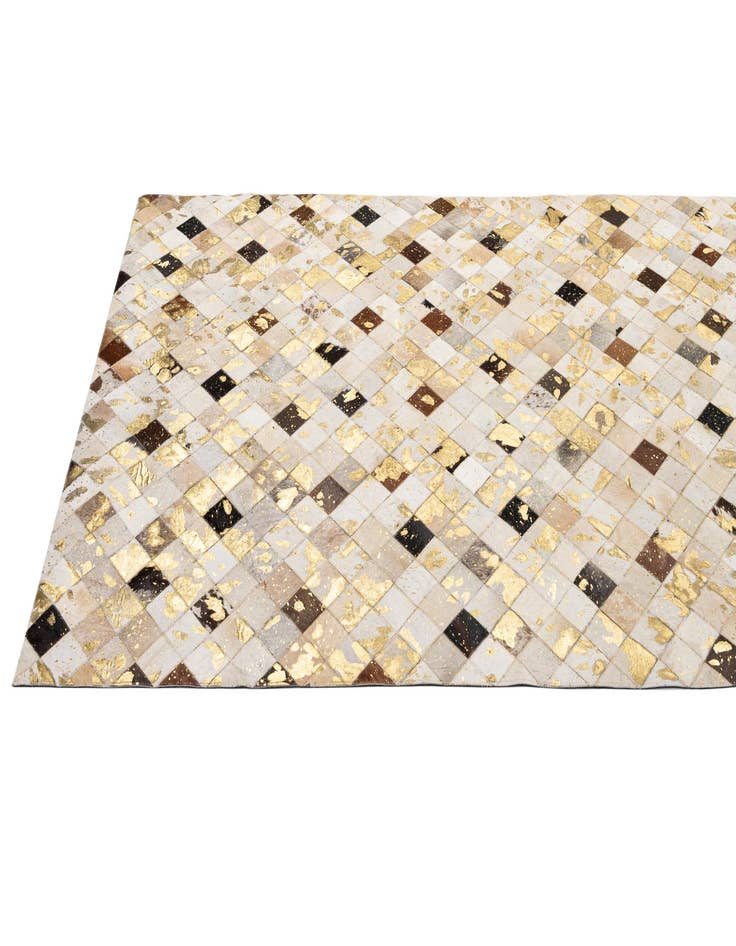 Detail image of 5' x 7' 10 Cowhide - Patchwork Rug