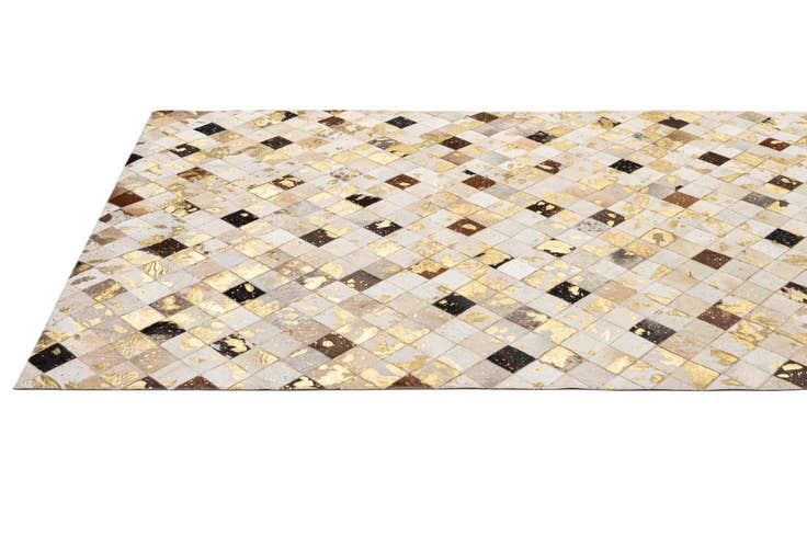 Detail image of 5' x 7' 10 Cowhide - Patchwork Rug