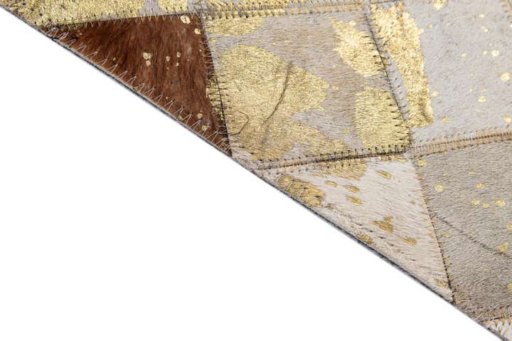 5' x 7' 10 Cowhide - Patchwork Rug