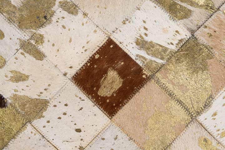 5' x 7' 10 Cowhide - Patchwork Rug