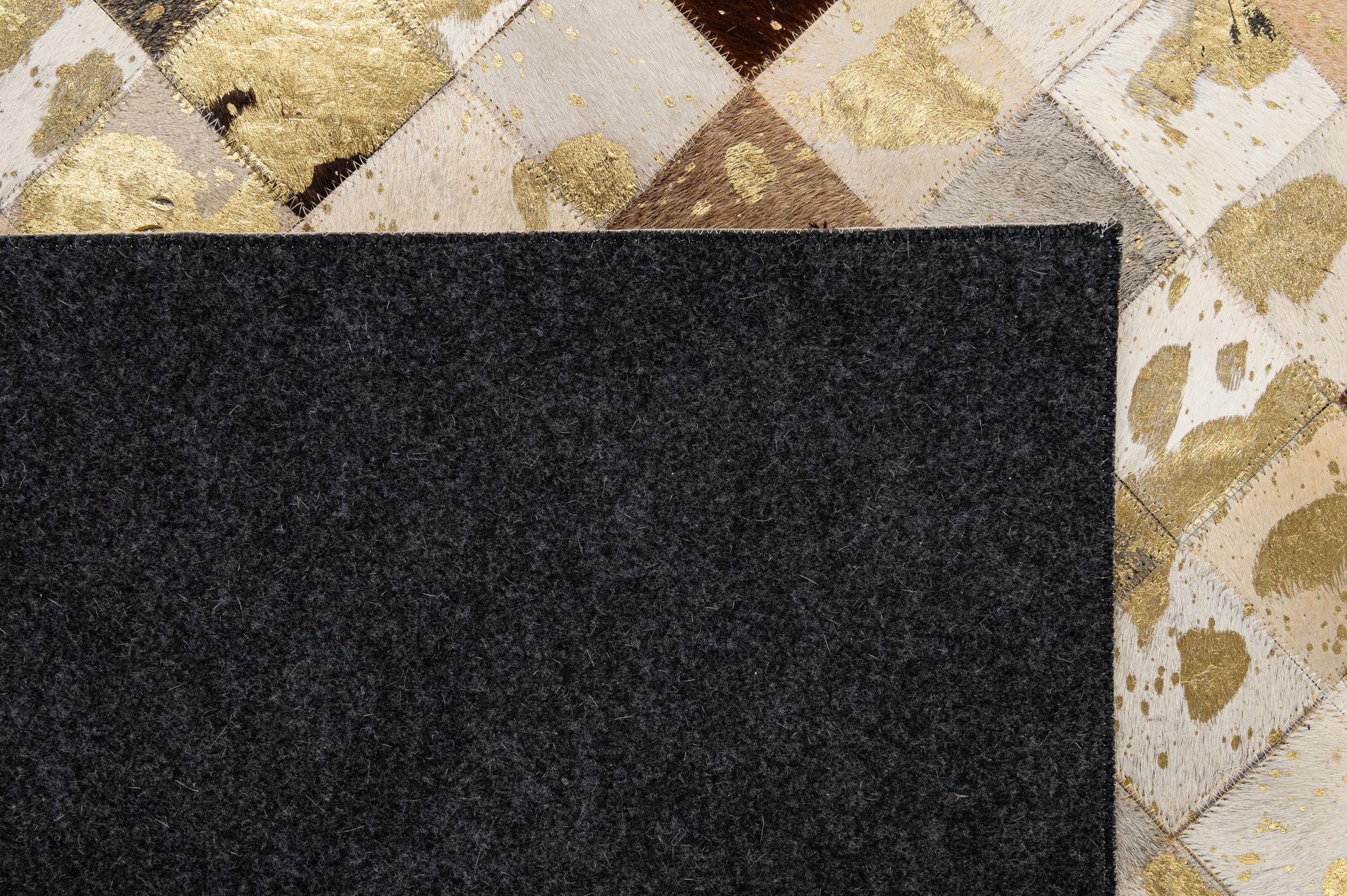 5' x 7' 10 Cowhide - Patchwork Rug