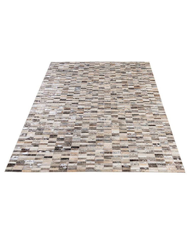 Detail image of 5' x 7' 11 Cowhide - Patchwork Rug