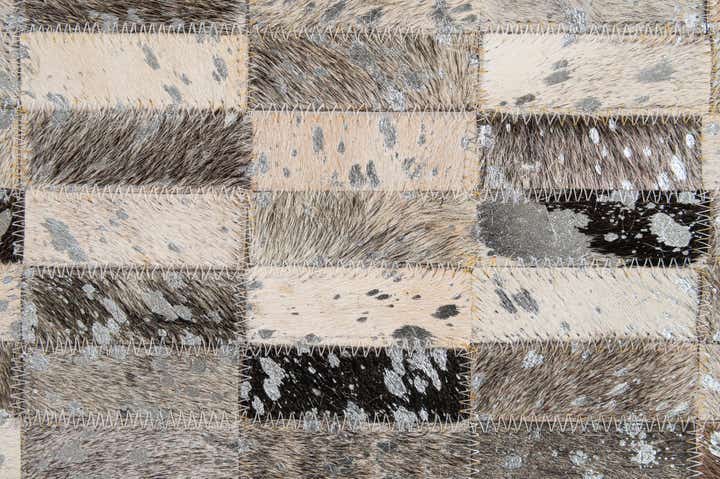 5' x 7' 11 Cowhide - Patchwork Rug