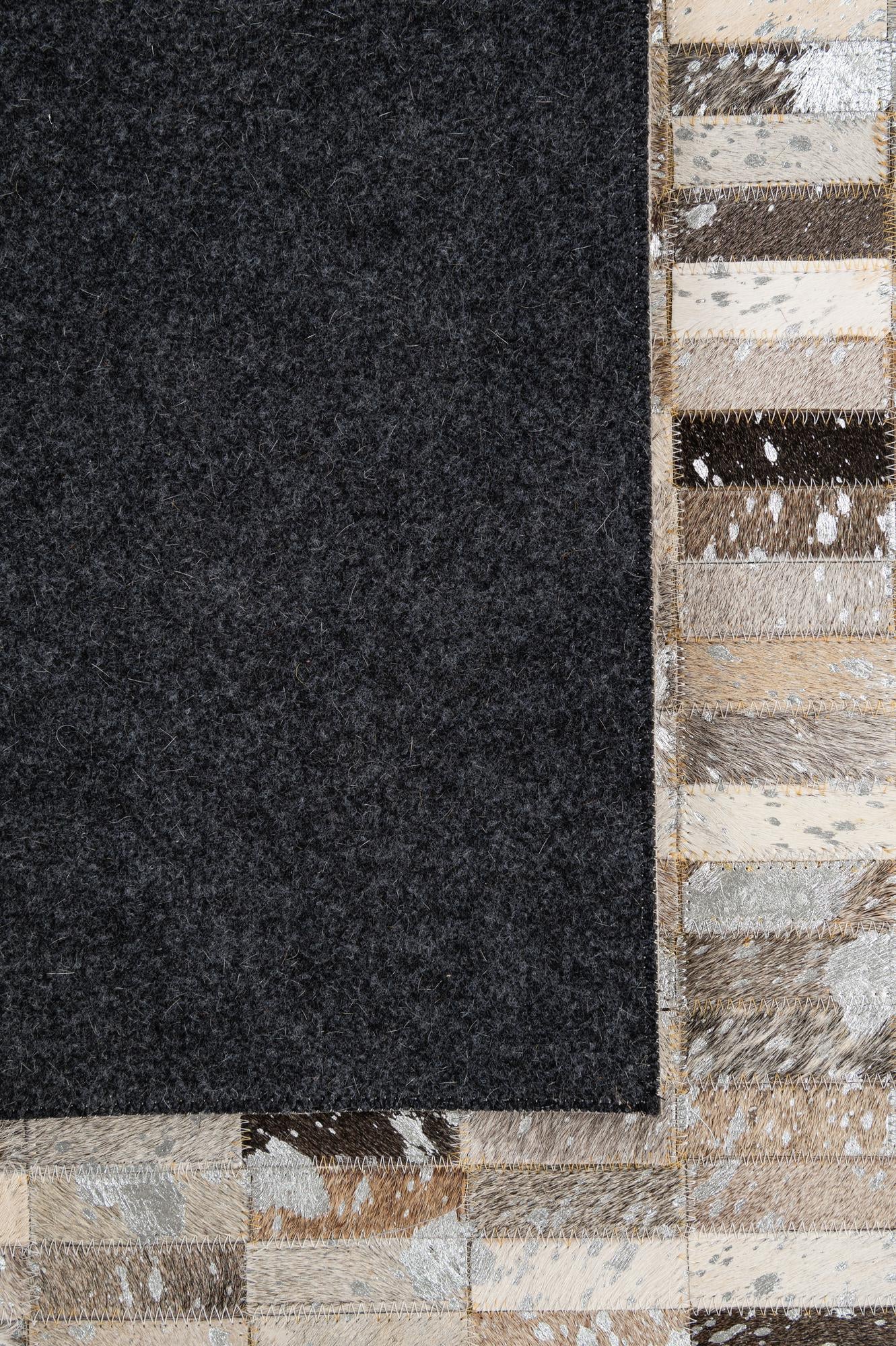 5' x 7' 11 Cowhide - Patchwork Rug