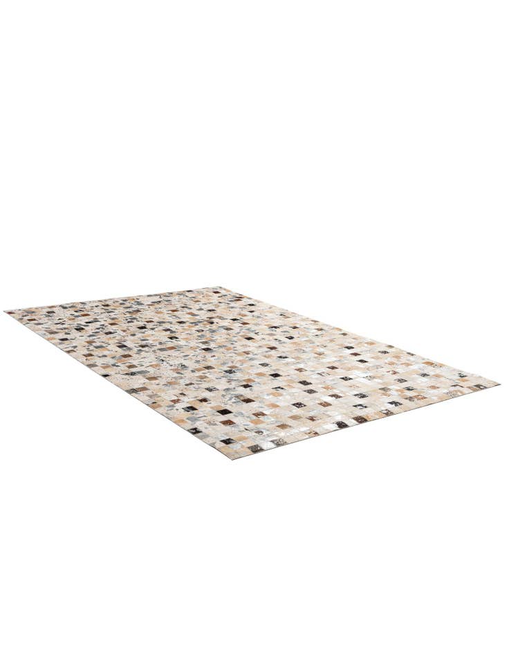 Detail image of 5' 2 x 7' 11 Cowhide - Patchwork Rug