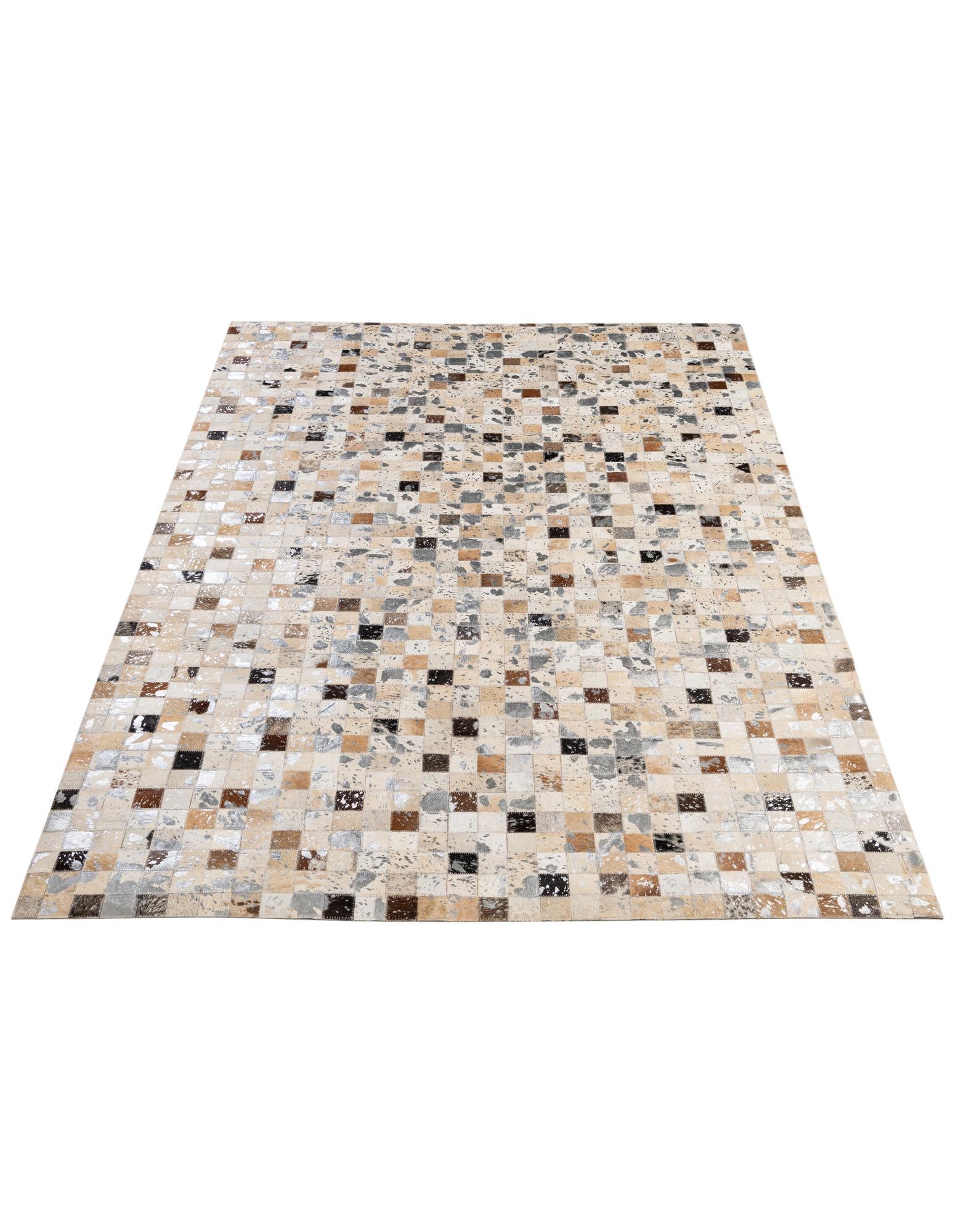5' 2 x 7' 11 Cowhide - Patchwork Rug